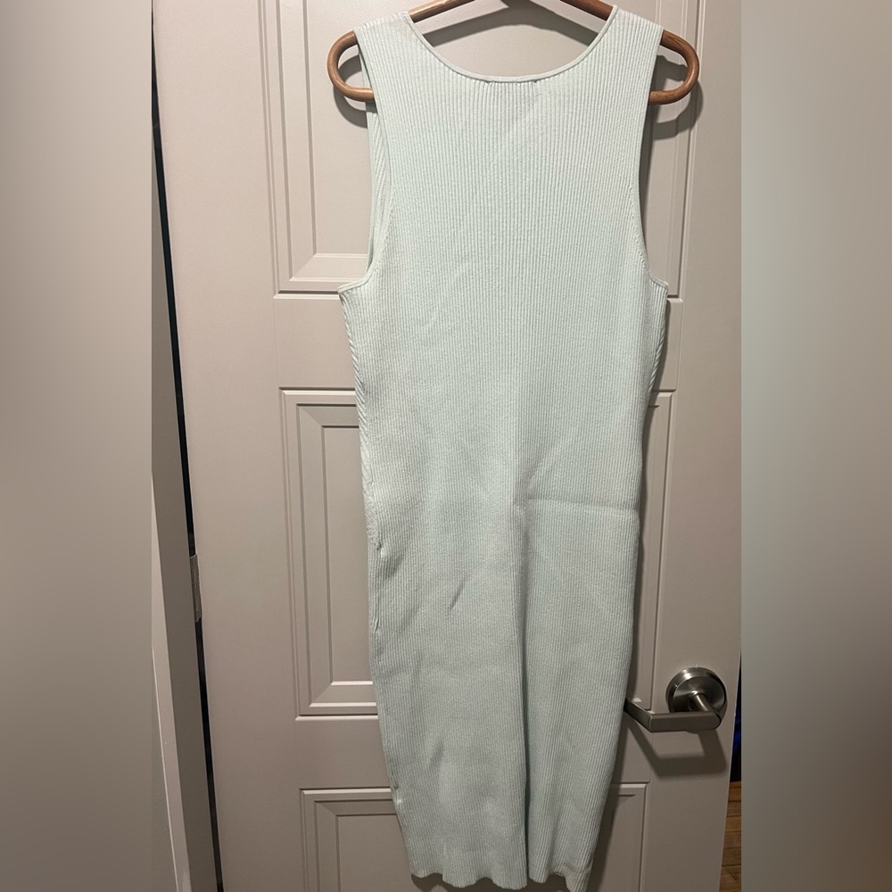 Express Knit Baby Blue Dress - Picture 4 of 4